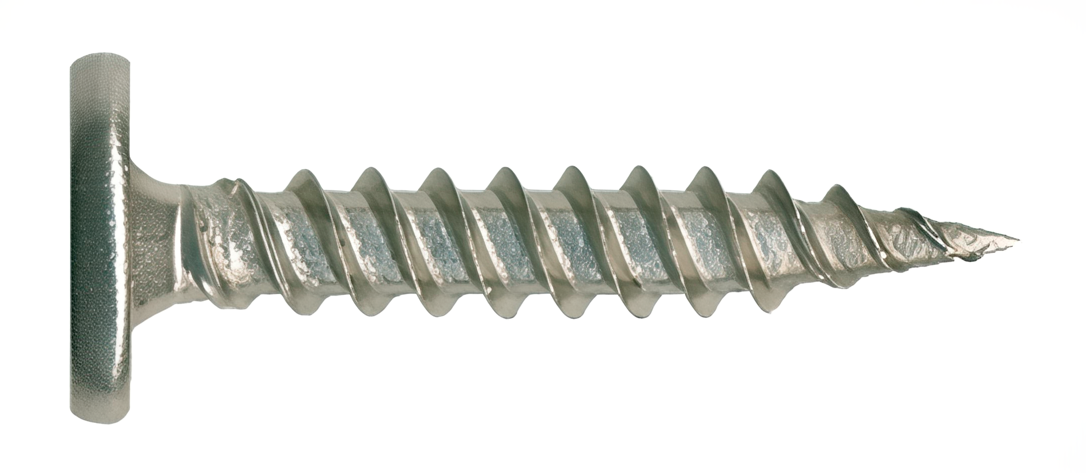 #10-13 pancake-head general purpose stainless steel metal roofing screw