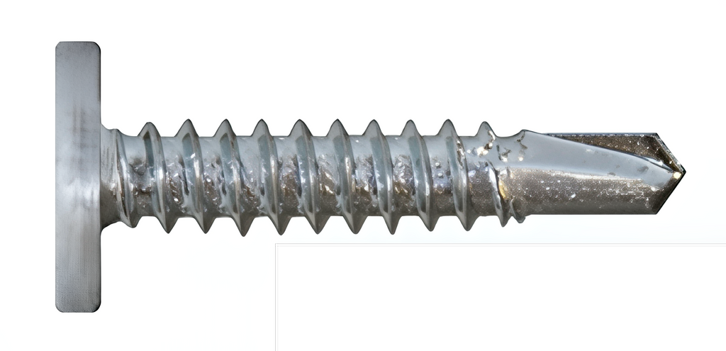 #10-16 pancake-head self-drilling DP3 stainless steel metal roofing screw