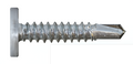 #10-16 pancake-head self-drilling DP3 stainless steel metal roofing screw