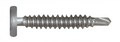 #14-13 pancake-head self-drilling DP1 metal roofing screw with Tri-Seal washer