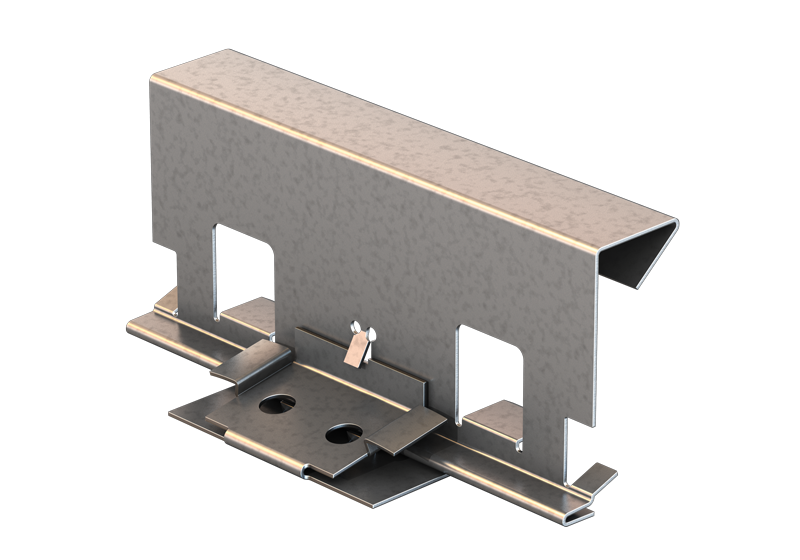 2" Mechanical Lock Structural Floating Clip - Stainless Steel 