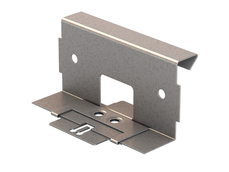 2" Mechanical Lock Utility Floating Clip - Stainless Steel 