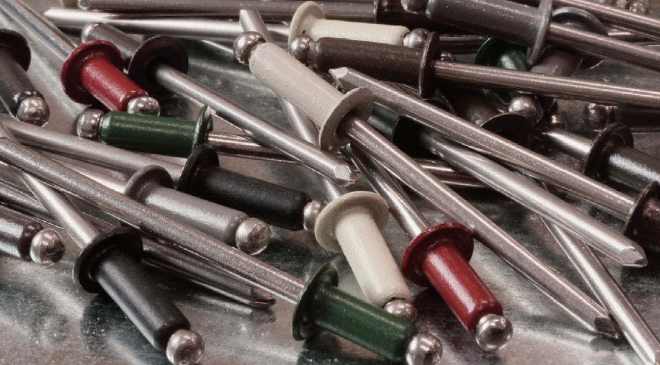 #43 stainless steel rivets for metal roofing in stock colors