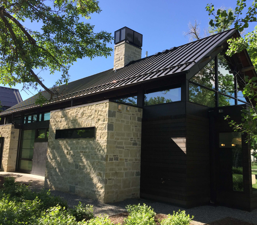 S-5 ColorGard installed on a standing seam metal roof with S-5 S clamp
