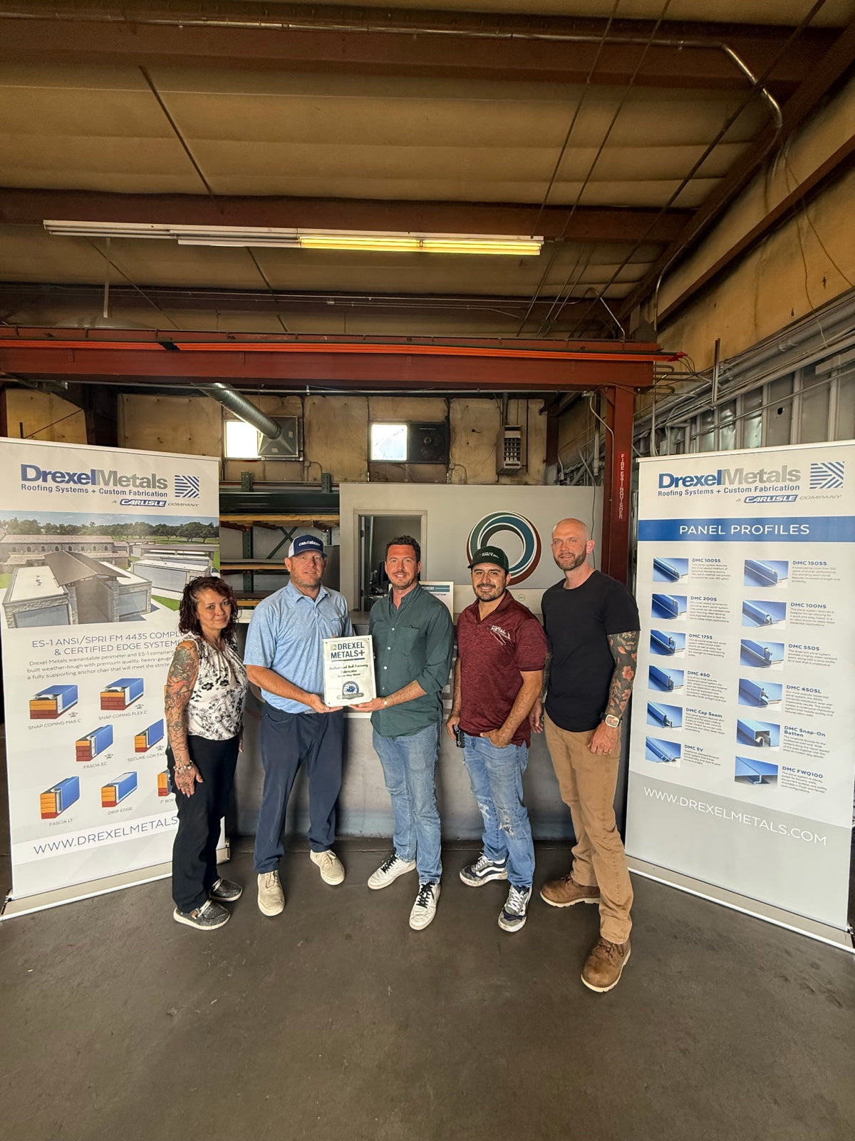 The Same-Day Metal team at the fabrication shop