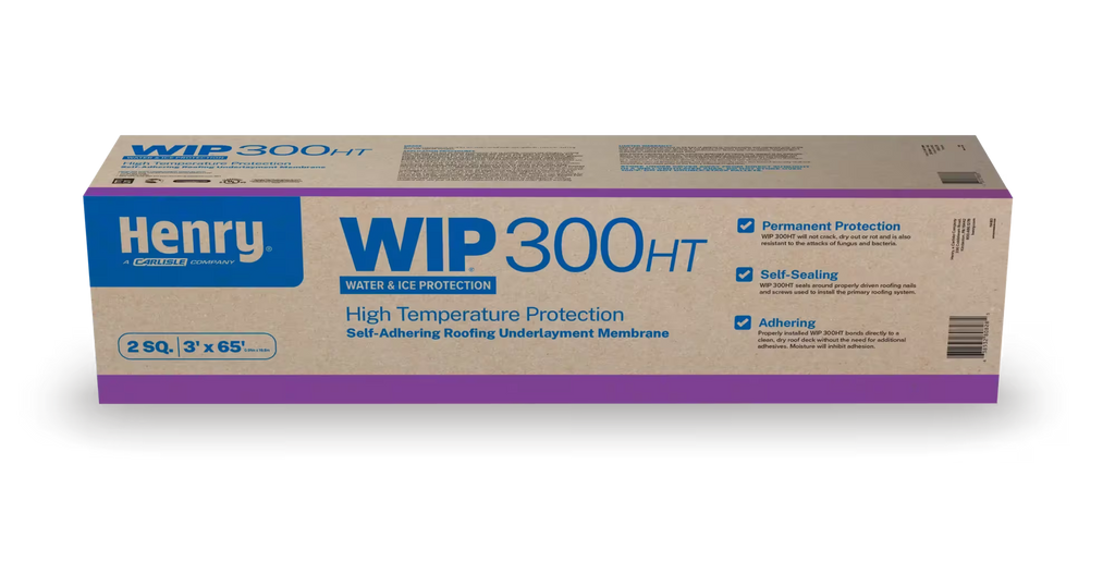Carlisle WIP 300HT high-temperature roofing underlayment box