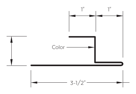 Drexel Metals CFR trim installation diagram