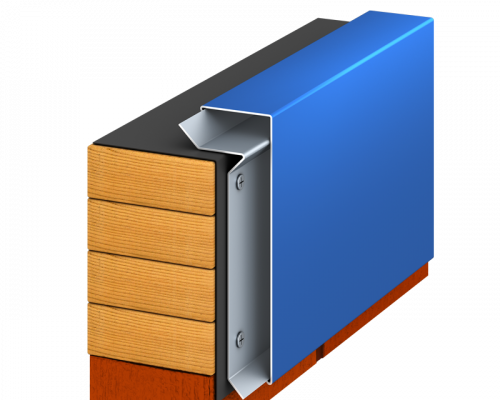 CNC folder bending custom aluminum flashing to a profile drawing