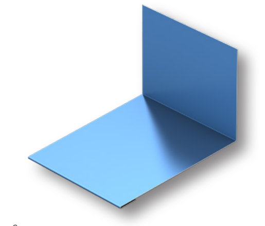 Drexel Metals headwall trim profile drawing