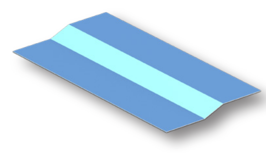 Drexel Metals offset cleat profile drawing