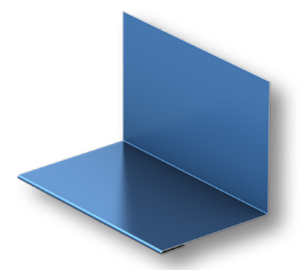 Drexel Metals rakewall trim profile drawing
