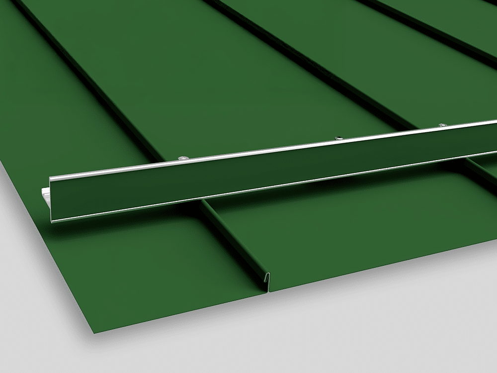 S-5 ColorGard snow retention rail system for standing seam metal roofs