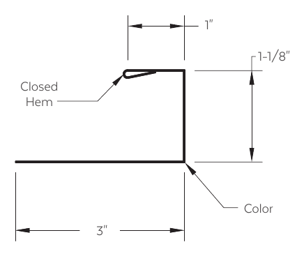 Drexel Metals soffit J trim installation diagram