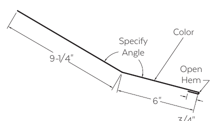 Drexel Metals transition trim installation diagram