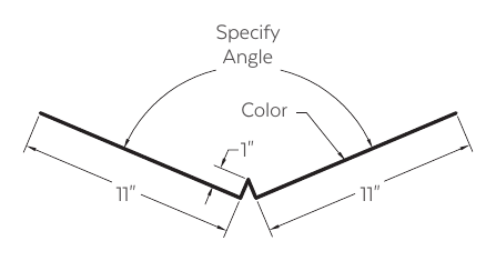 Drexel Metals W valley trim installation diagram