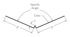Drexel Metals W valley trim installation diagram